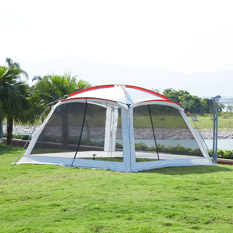 Outdoor Adventure Tent - 방수 모기장 야외 캐노피 차양 텐트