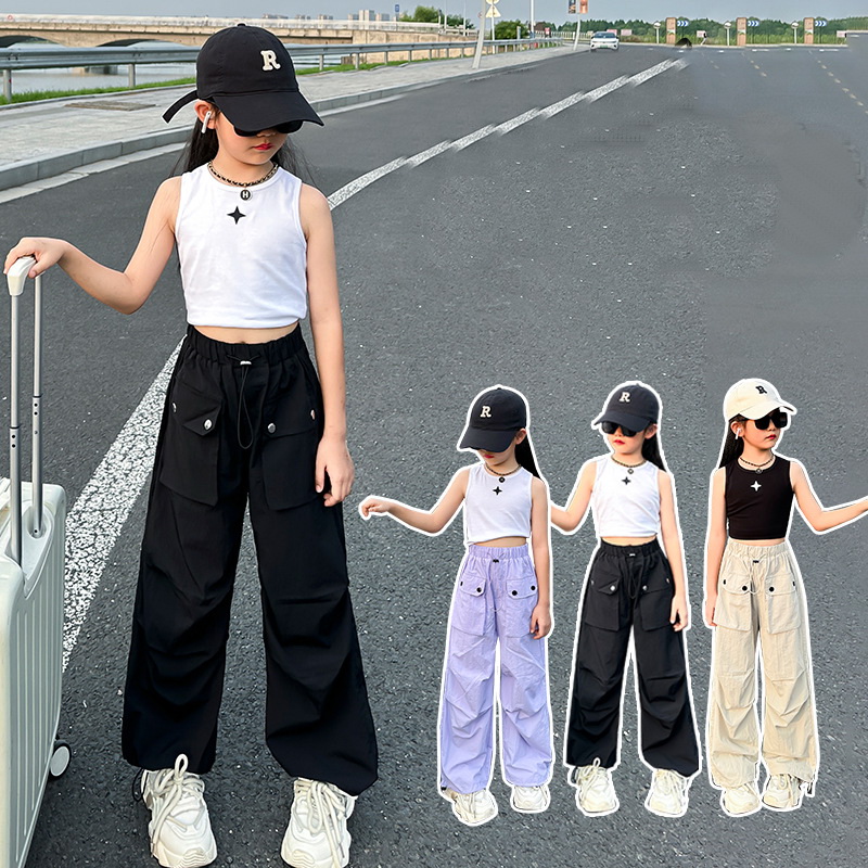 Outdoor Adventure Outfit - 여자아이들을 위한 가벼운 모기 방지 카고
