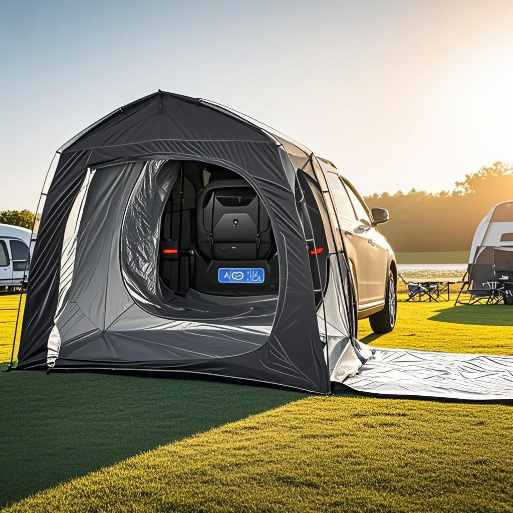 SUV용 자동차 뒷문 텐트 - PU4000mm 방수,  - Outdoor Adventure Tent 리뷰 및 가격