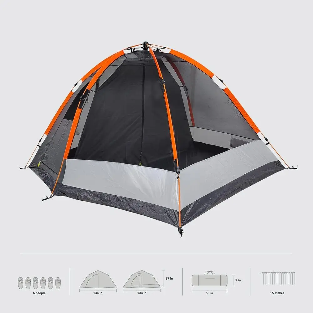4~6인용 방수 및 방풍 캠핑 텐트 - 간편 설치, 휴 - Outdoor Adventure Tent 리뷰 및 가격