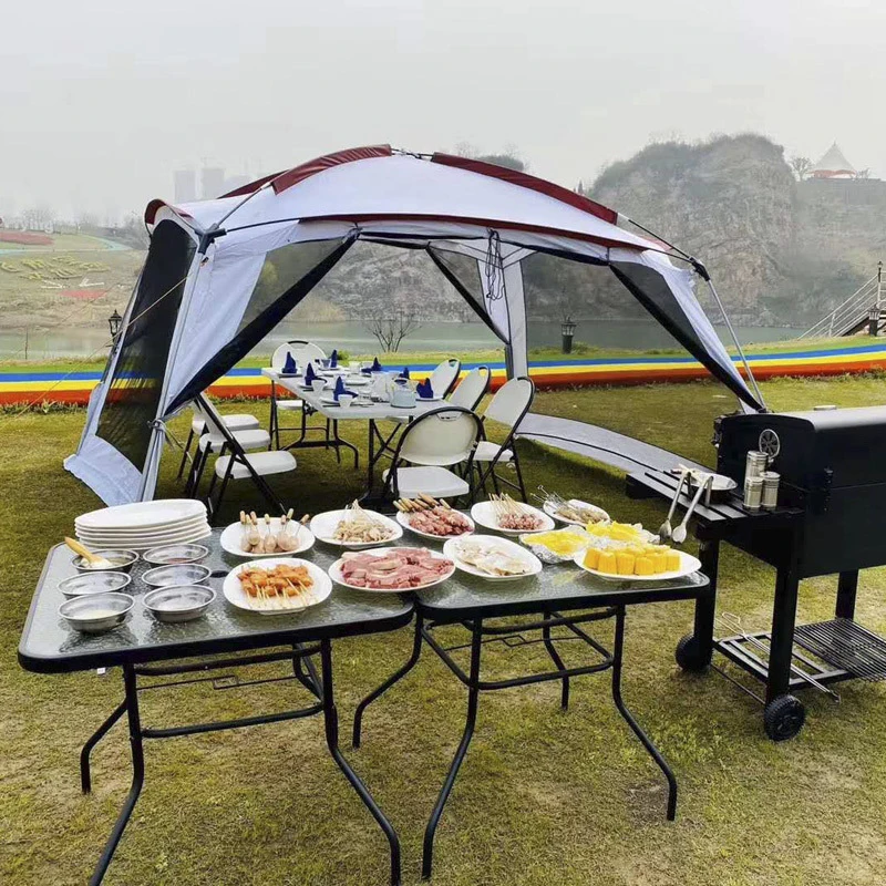 방수 모기장 야외 캐노피 차양 텐트 캠핑 낚시 바베큐  - Outdoor Adventure Tent 리뷰 및 가격