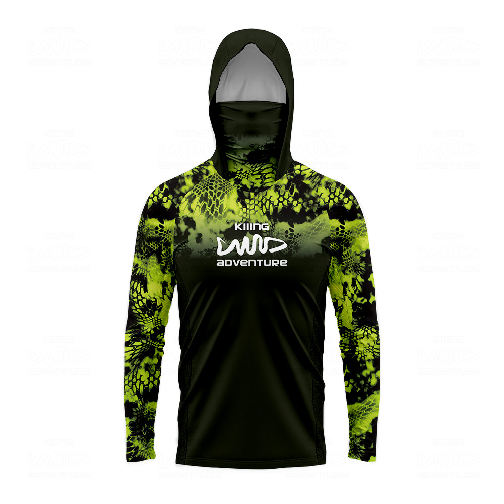 키잉 어드벤처 스네이크 패턴 카모플라주 후드 선스크린  - Outdoor Adventure Outfit 리뷰 및 가격