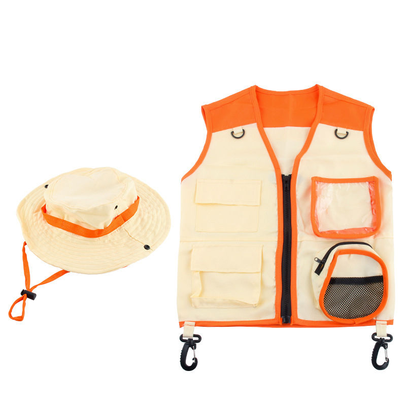 어린이 탐험가 의상 세트 어드벤처 조끼와 태양 모자 어 - Outdoor Adventure Outfit 리뷰 및 가격
