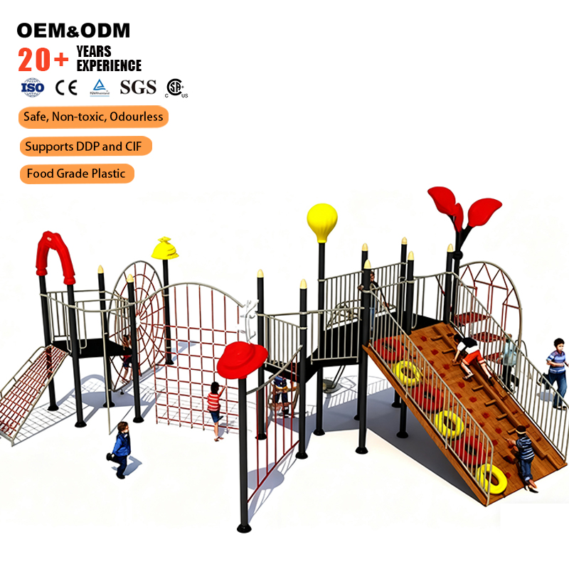 2026 친환경 플라스틱-금속 구조 야외 놀이터 활동  - Outdoor Adventure Center 리뷰 및 가격